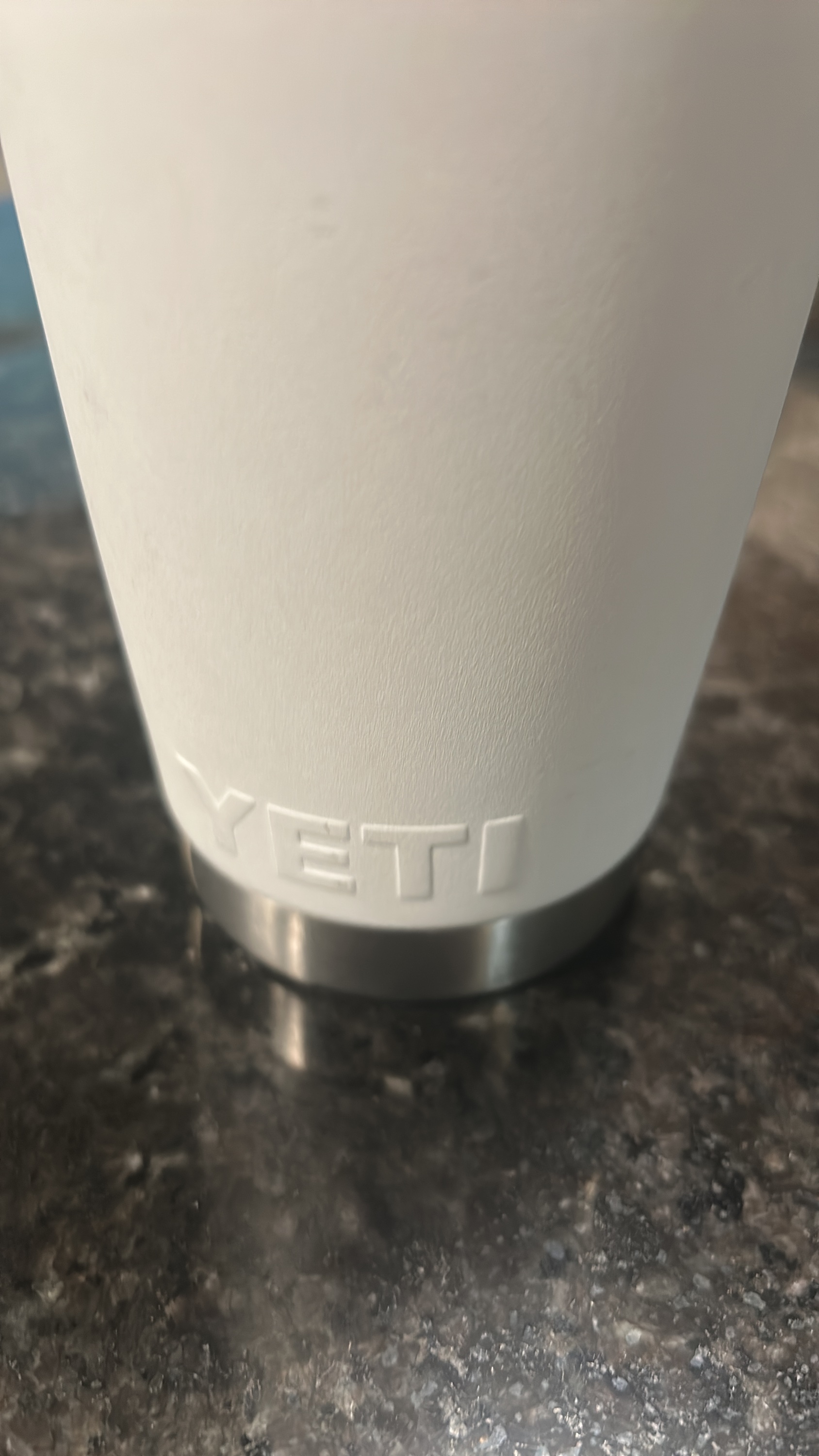 YETI white insulated tumbler with lid
